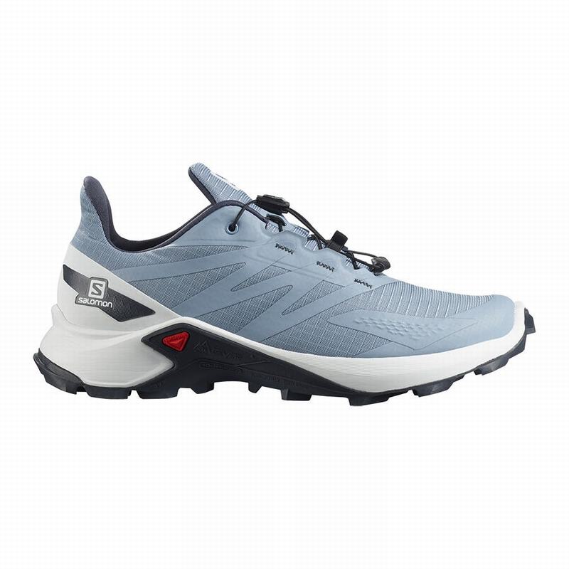 SALOMON SUPERCROSS BLAST W Philippines - Women's Trail Running Shoes - Grey Blue/White | 236170-LWA